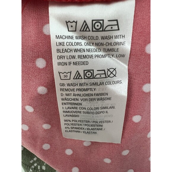 Susan Graver HSN Blouse Plus Size 1X Tunic Top Red & White Polka Dot Keyhole Top - Picture 8 of 10